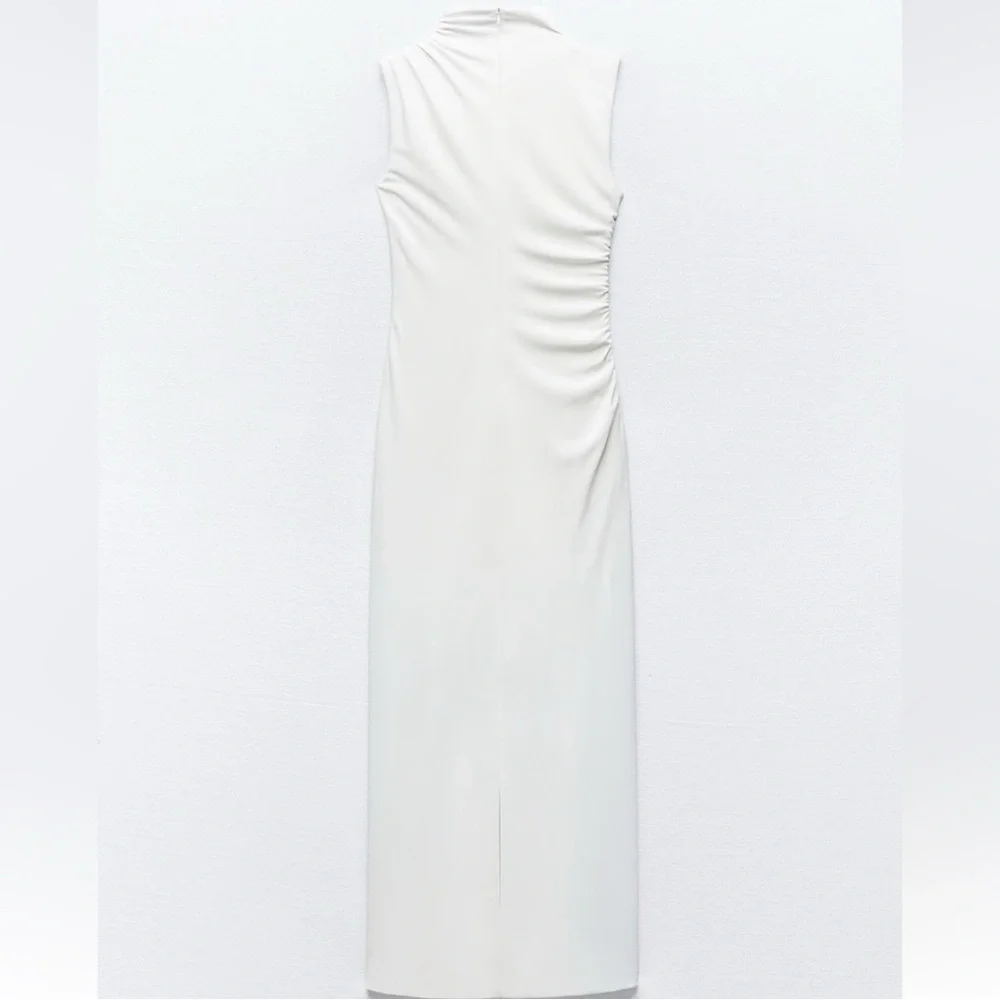 ZARA NWT White Sleeveless Dress - Picture 1 of 5